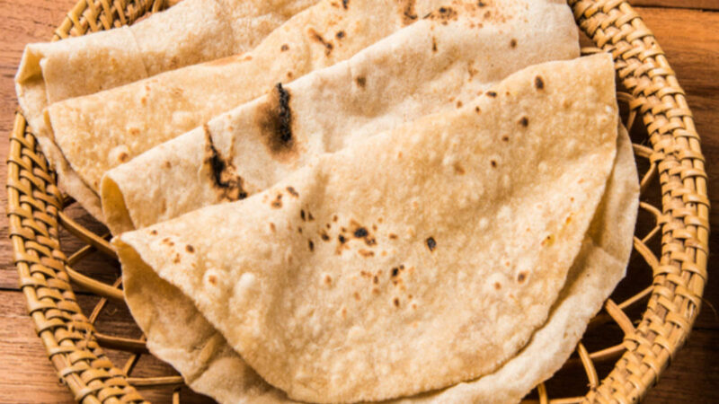 Roti with indian style
